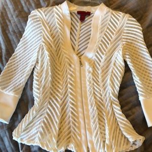 Dressy off white top